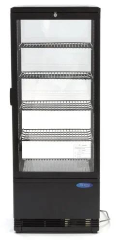 Ψυχόμενη Βιτρίνα Επιτραπέζια Μαύρη 98lt - 42x38x111cm / 15108 - Image 5