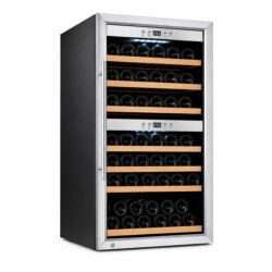 Ψυγείο Βιτρίνα Κρασιών Sommelier 63 - Διζωνικό - 66 φιάλες - 60x68x102cm / 16866